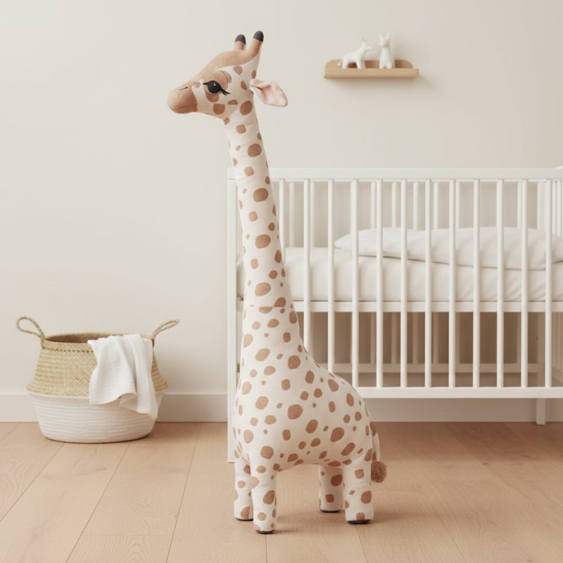 Girafa de Pelúcia Safari Macia para Decoração Infantil Brinquedo de Pelúcia 14 Kabannas 40 cm 