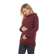 Hoodie de Maternidade com Abertura para Amamentação Hoodie de Maternidade 01 Kabannas 