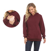 Hoodie de Maternidade com Abertura para Amamentação Hoodie de Maternidade 01 Kabannas 