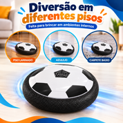 HoverBall infantil em piso laminado azulejo e carpete baixo