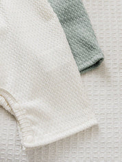 Kit 2 Macacões Bebê Menino Gola Polo Jacquard Bordado Urso 001 Macacão Menino 05 Kabannas 
