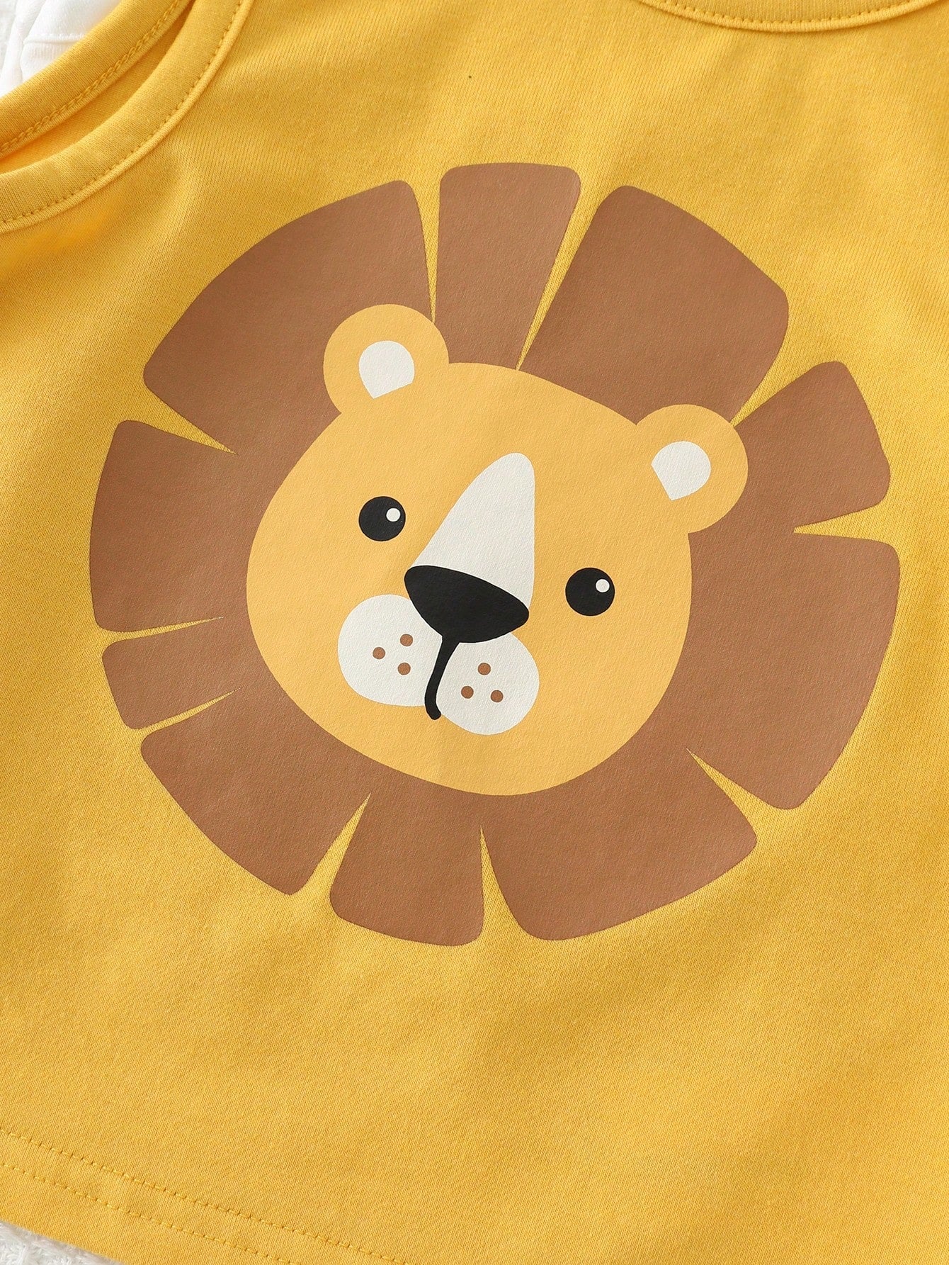 Kit 3 Conjuntos Bebê Menino Regata e Shorts Leão e Urso 003 Conjunto Menino 20 Kabannas 