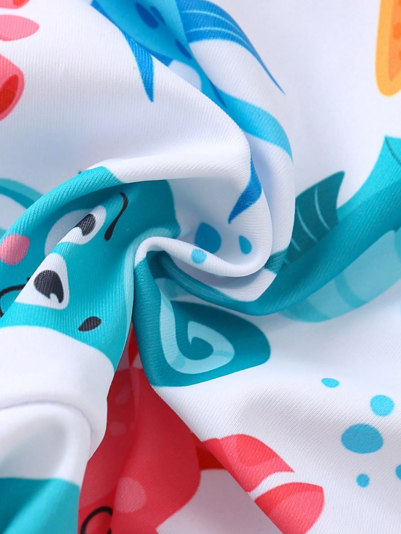 Kit 3 Sungas Boxer Infantil Menino Dinossauro e Fundo do Mar - Branco e azul marinho