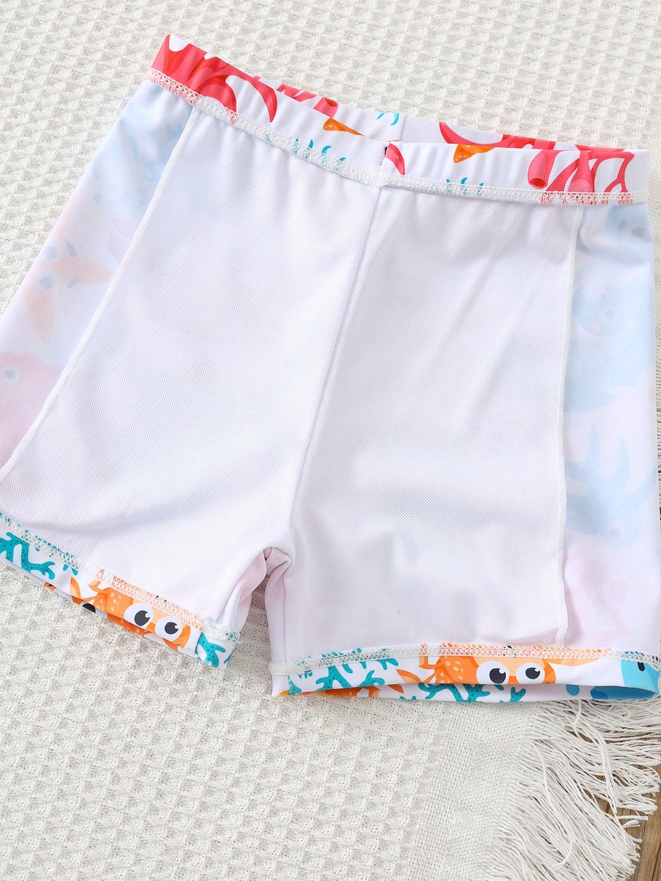 Kit 3 Sungas Boxer Infantil Menino Dinossauro e Fundo do Mar - Branco e azul marinho