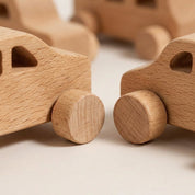 Kit Carrinhos Montessori de Madeira Brinquedos de Madeira 04 Kabannas 