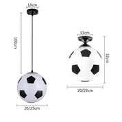 Luminária Bola de Futebol Luminária 01 Kabannas 