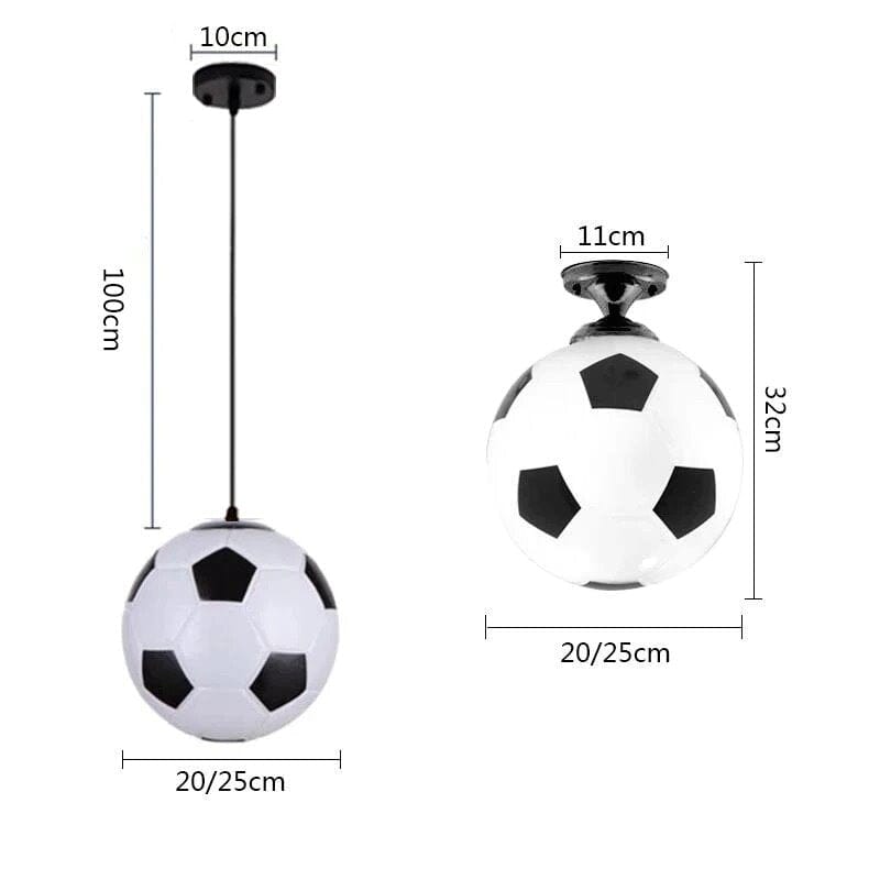 Luminária Bola de Futebol Luminária 01 Kabannas 