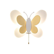 Luminária de Parede Borboleta LED Arandela de Parede 03 Kabannas Dourado 