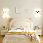 Luminária de Parede Infantil Urso Branco Luminária de Parede 13 Kabannas 