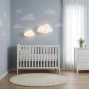 Luminária de Parede Nuvem Branca para Quarto Infantil Luminária de Parede 12 Kabannas 