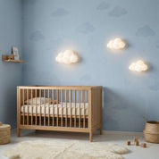 Luminária de Parede Nuvem Branca para Quarto Infantil Luminária de Parede 12 Kabannas 