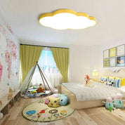 Luminária de Teto Nuvem LED Luminária 05 Kabannas Amarelo 48 cm Luz fria