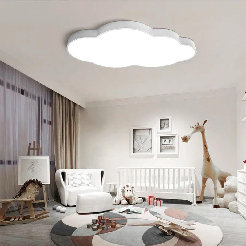 Luminária de Teto Nuvem LED Luminária 05 Kabannas Branco 48 cm Luz fria