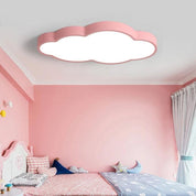Luminária de Teto Nuvem LED Luminária 05 Kabannas Rosa 48 cm Luz fria