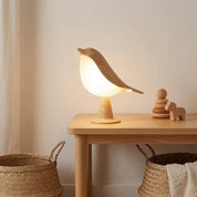 Luminária Pássaro LED Toque Recarregável 3 Cores Luminária de Mesa 02 Kabannas 