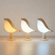 Luminária Pássaro LED Toque Recarregável 3 Cores Luminária de Mesa 02 Kabannas 