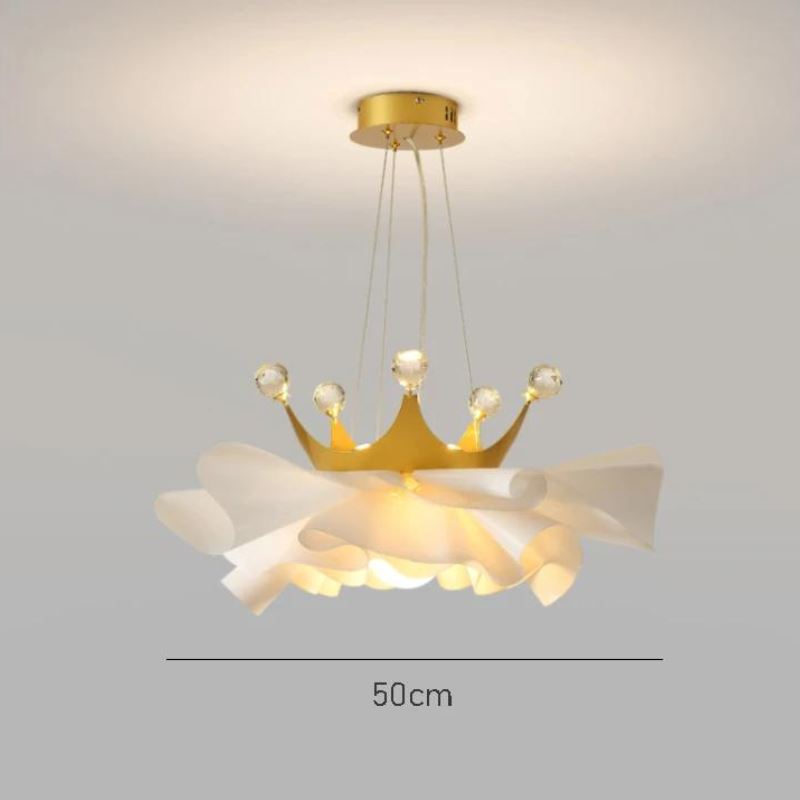 Luminária Pendente Infantil - Coroa da Princesa Kabannas 50 CM 
