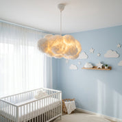 Luminária Pendente Nuvem Infantil em Algodão Luminária Pendente 02 Kabannas 
