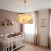 Luminária Pendente Nuvem Infantil em Algodão Luminária Pendente 02 Kabannas 