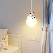 Luminária Pendente Panda para Quarto Infantil Luminária Pendente 03 Kabannas 