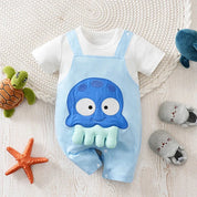 Macacão Bebê Algodão Polvo Divertido Macacão Menino 28 Kabannas 0-3 Meses (59 cm) 