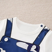 Macacão Bebê Azul Marinho com Baleias Macacão Menino 27 Kabannas 