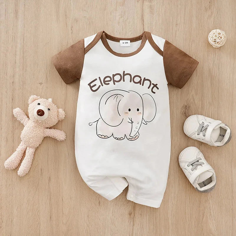 Macacão Bebê Elefante Macacão Menino 39 Kabannas 0-3 Meses 