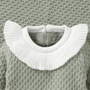 Macacão Bebê Tricô Vintage com Manta 2 Peças Unissex Moda Vintage Infantil 83 Kabannas 