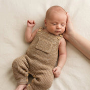 Macacão Bebê Tricô Vintage Unissex com Botões Moda Vintage Infantil 75 Kabannas 