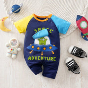 Macacão Infantil Algodão Design Alienígena Macacão Menino 32 Kabannas 0-3 Meses (59 cm) 