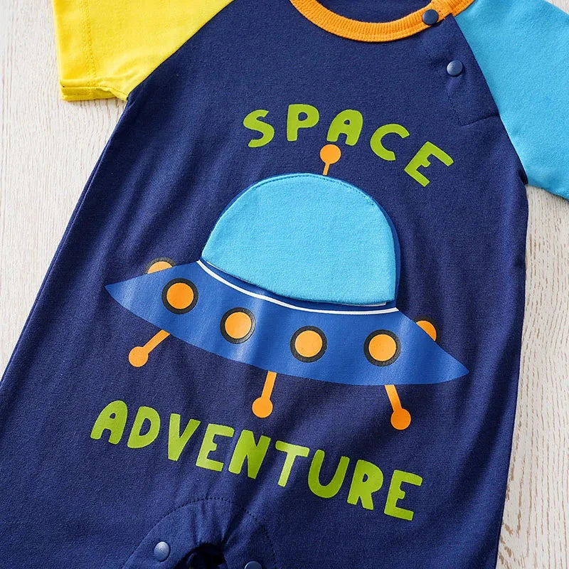 Macacão Infantil Algodão Design Alienígena Macacão Menino 32 Kabannas 