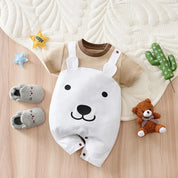 Macacão Infantil com Design de Urso Macacão Menino 34 Kabannas 0-3 Meses (59 cm) 