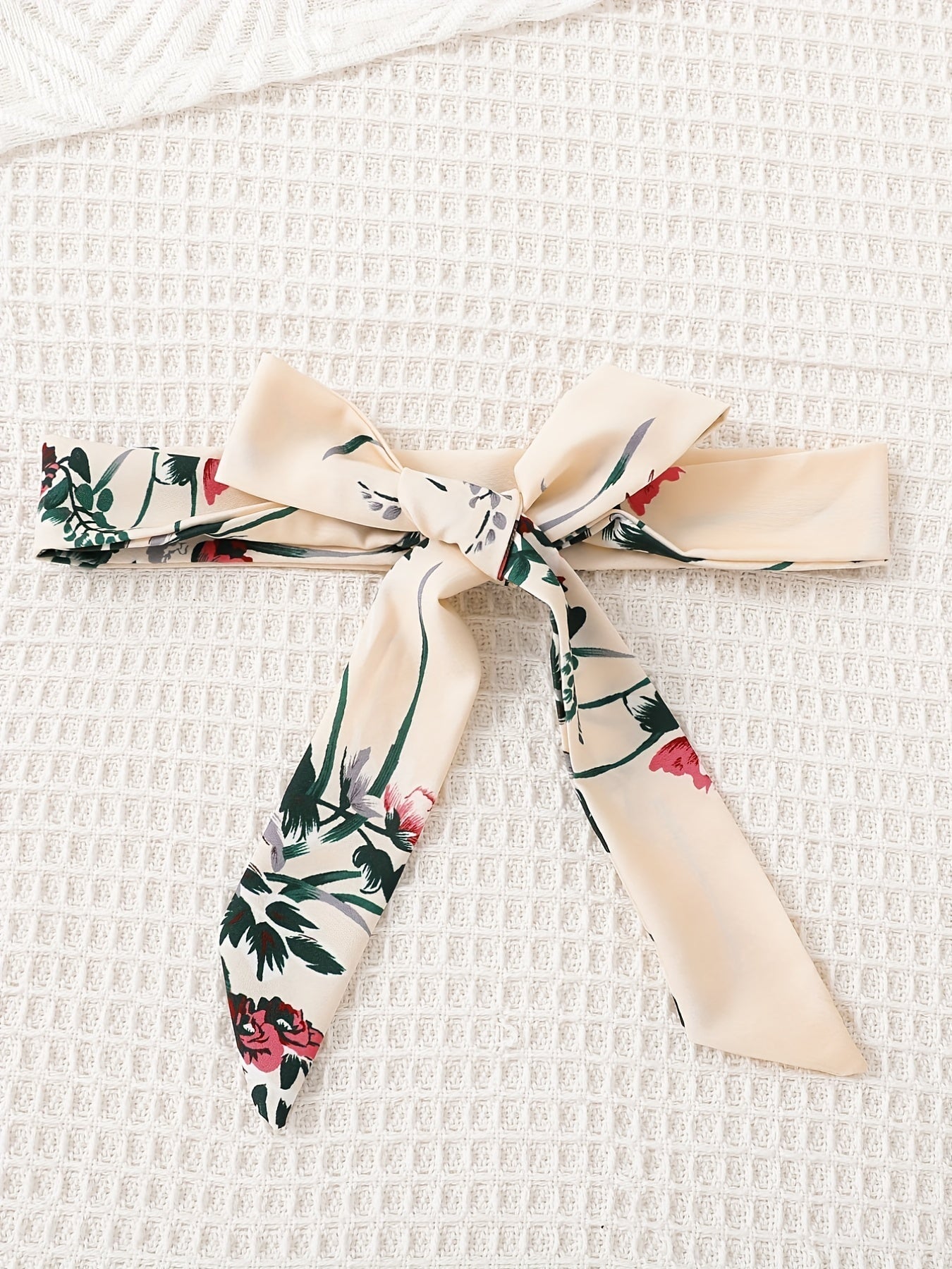 Macacão Infantil Feminino Floral Ombro a Ombro Franzido com Laço na Cintura Macacão Menina 04 Kabannas 