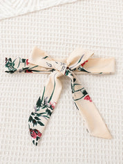 Macacão Infantil Feminino Floral Ombro a Ombro Franzido com Laço na Cintura Macacão Menina 04 Kabannas 