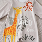 Macacão Infantil Girafa e Macaco Macacão Menino 37 Kabannas 