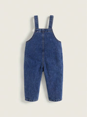 Macacão Jardineira Jeans Bebê Menino com Bolsos e Alças Ajustáveis 001 Macacão Menino 02 Kabannas 