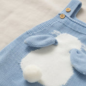 Macacão Vintage de Tricô Infantil - Coelhinho Clássico Moda Vintage Infantil 34 Kabannas 