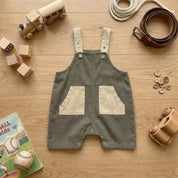 Macacão Vintage Monocromático para Bebê Moda Vintage Infantil 03 Kabannas 