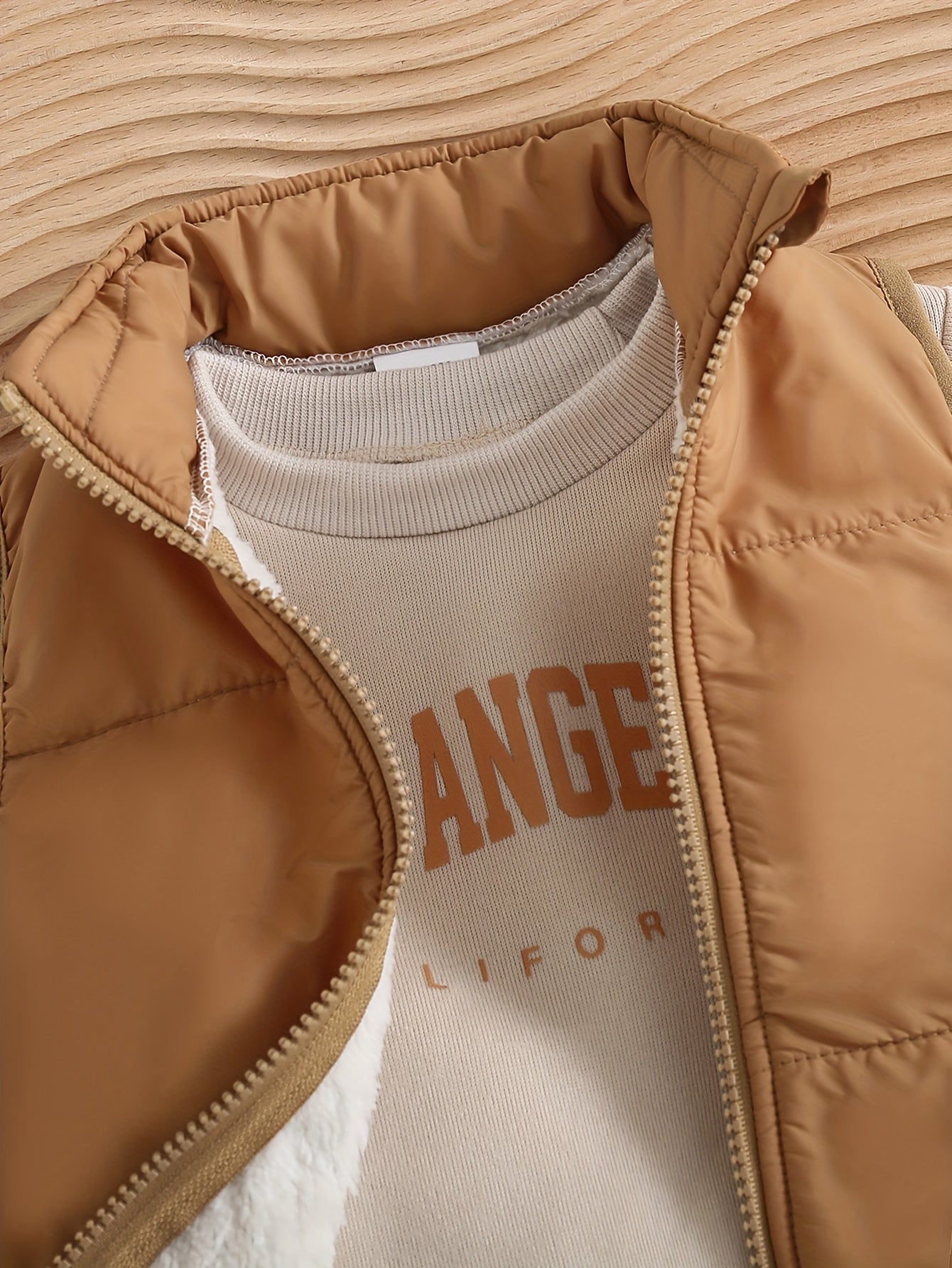 Conjunto Bebê Menino 3 Peças Colete Calça Moletom Los Angeles