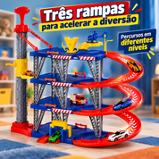 Três rampas da garagem infantil Mega Parking