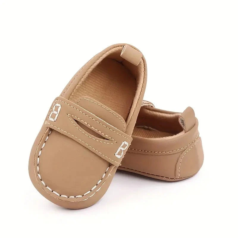 Mocassim Infantil Bebê Slip On Couro Sintético Sola Macia Calçado Infantil 21 Kabannas 