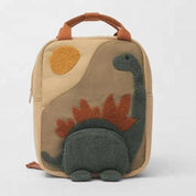 Mochila Infantil Dinossauro de Lona com Zíper Mochila Infantil 01 Kabannas 