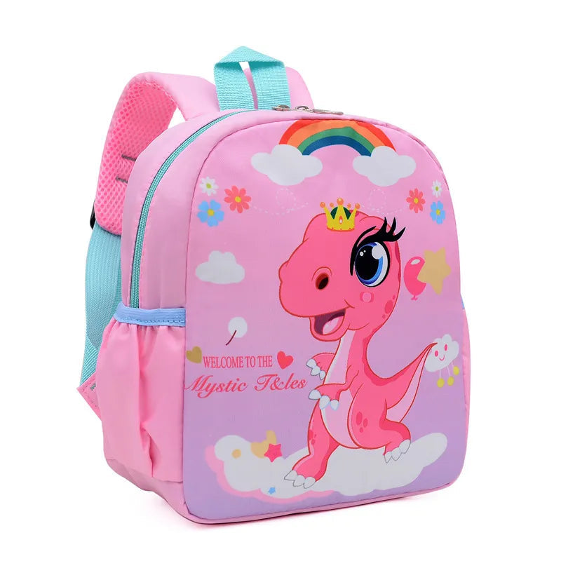 Mochila Infantil Impermeável Kabannas Mochila Infantil - Rosa: Dinossauro 