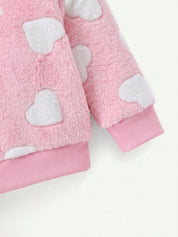 Moletom Bebê Menina Fleece Sherpa Coração 004 Moletom Menina 02 Kabannas 