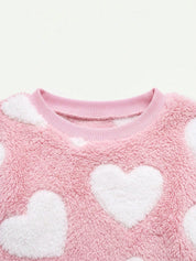 Moletom Bebê Menina Fleece Sherpa Coração 004 Moletom Menina 02 Kabannas 