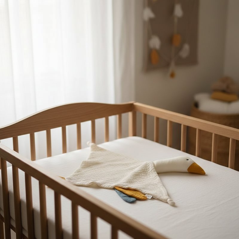 Naninha de Bebê Cisne em Algodão Naninha de Bebê 01 Kabannas 