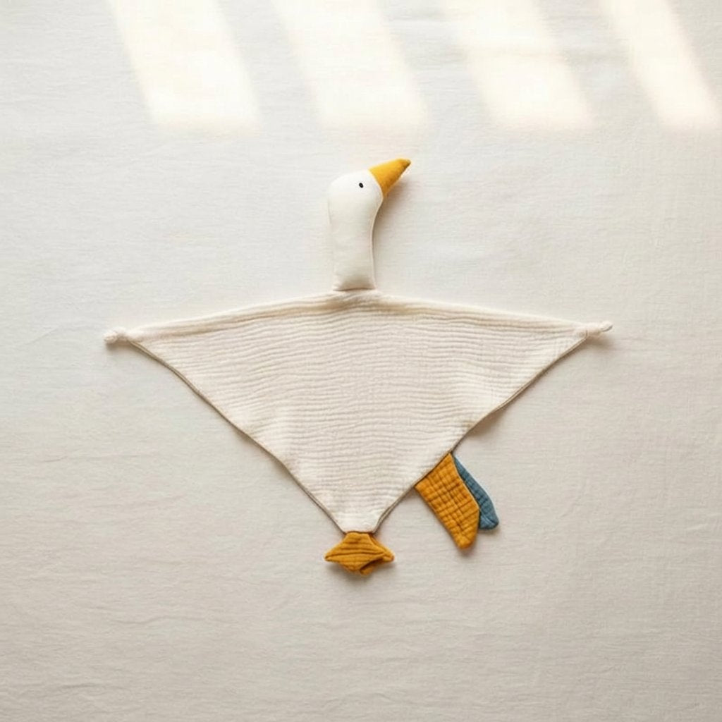 Naninha de Bebê Cisne em Algodão Naninha de Bebê 01 Kabannas 