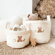 Organizador de Fraldas com Urso Bordado Organizadores de Fraldas 03 Kabannas Urso - P 