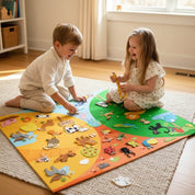 Painel Montessori de Atividades em Feltro - Animais Quadros / Painéis Montessori 03 Kabannas 