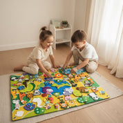 Painel Montessori de Atividades em Feltro Zoológico Quadros / Painéis Montessori 04 Kabannas 